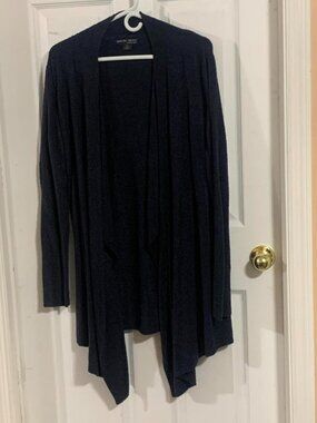Barefoot Dreams Women's Navy Blue Cardigan
